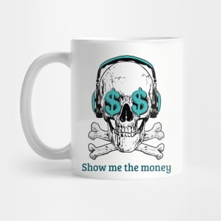 Sugar Skull dollar sign funny tshirt Mug